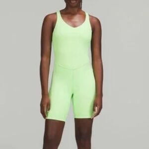 Lululemon Align Bodysuit 8" - Scream Green Light $128
